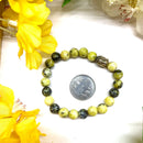 Serpentine Round Bead Bracelet (Raise Kundalini Energy)