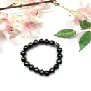 Shungite Round Bead Bracelet