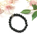 Shungite Round Bead Bracelet