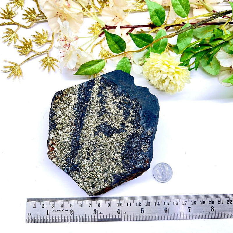 Shungite with Pyrite Rough from Brazil