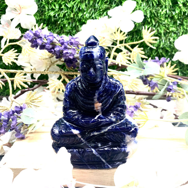 Sodalite Sitting Buddha
