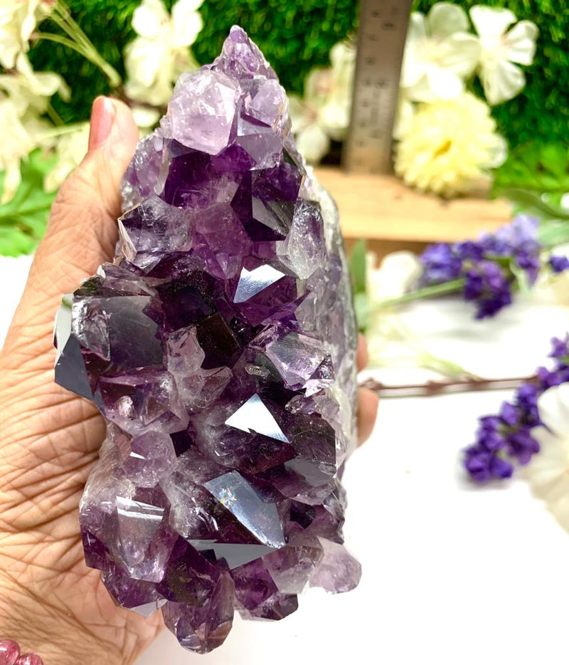 Standing Amethyst Clusters from Brazil AAA Quality (High Vibrations)