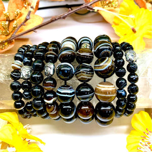 Sulemani Hakik Round Bead Bracelet (Protection from Evil Eye)