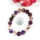 Super Seven Round Bead Bracelet (Psychic gifts and Healing)