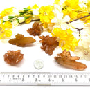 Tangerine Quartz Clusters