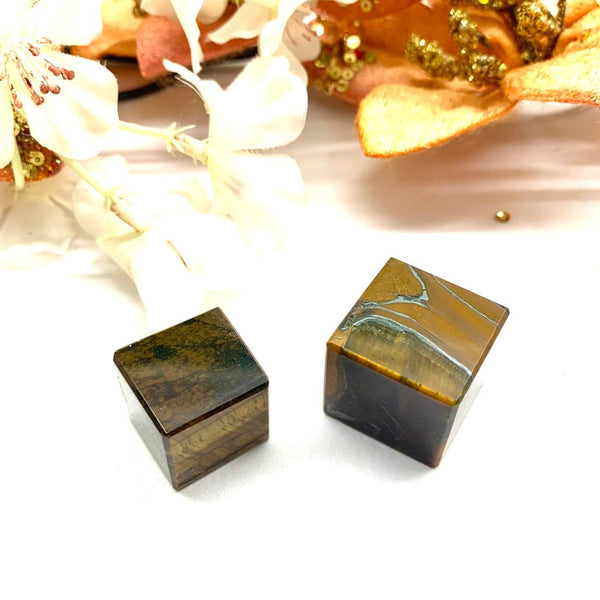 Tiger Eye Cube (Willpower & Confidence)