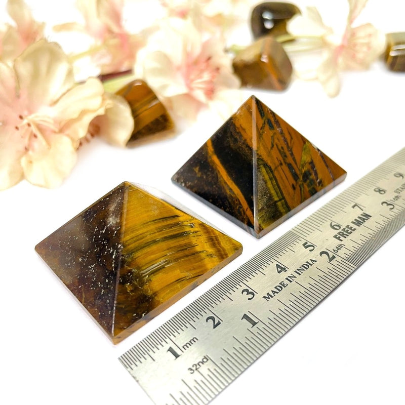 Tiger Eye Pyramid (Confidence & Courage)