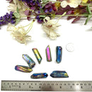 Titanium Aura Quartz Points (Astral Travel)