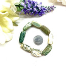 Tree Agate Tumbled Stone Bracelet (Abundance & Nurturing)