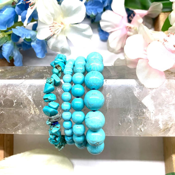 Turquoise Bracelet ( Dyed Magnesite )