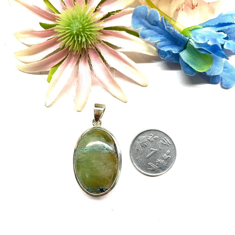 Turquoise Pendants in Silver (Communication and Psychic Powers)