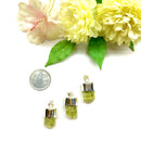 Yellow Apatite Pendants in Silver