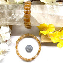 Flat Beads Faceted Bracelets in Healing Crystals