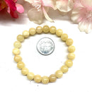 Yellow Calcite  Round Bead Bracelet (Self Confidence)