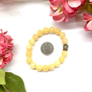 Yellow Calcite  Round Bead Bracelet (Self Confidence)