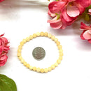 Yellow Calcite  Round Bead Bracelet (Self Confidence)