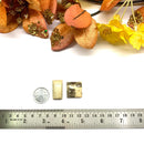 Feldspar with Smoky Quartz / Zebradorite Cabochons